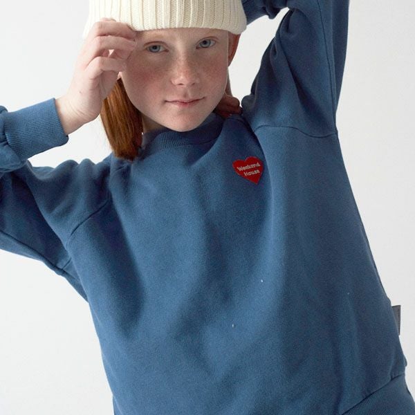 オーガニックコットン キッズスウェットシャツWHK