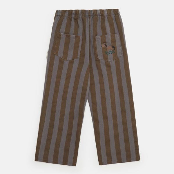 オーガニックコットン キッズスウェットパンツHorseStripped
