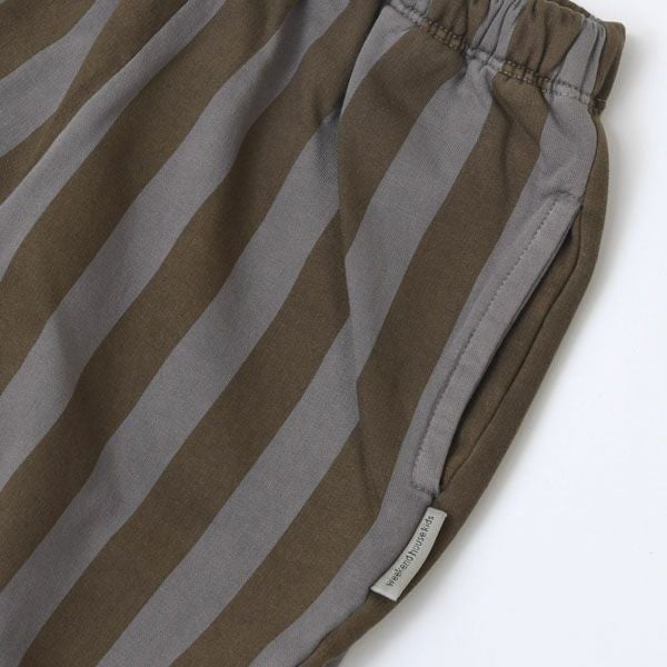 オーガニックコットン キッズスウェットパンツHorseStripped