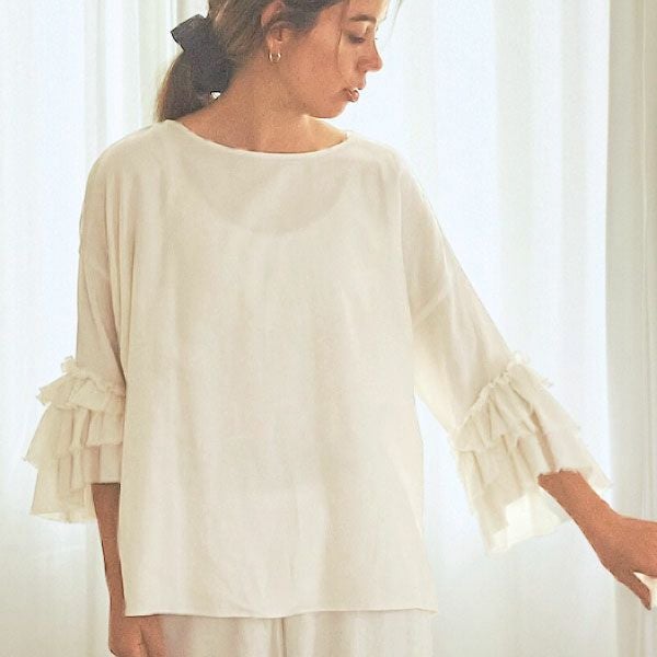 オーガニックコットン ローズマリートップス