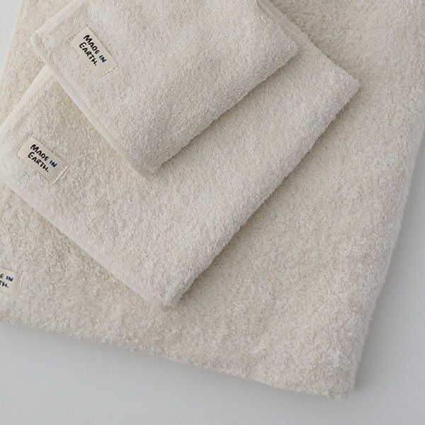 オーガニックコットン 純タオルベイシックフェイスタオル