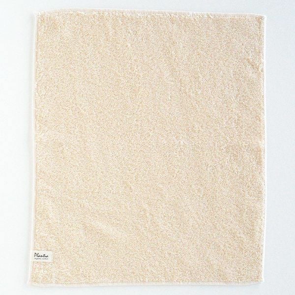 オーガニックコットン コレット2 ウォッシュタオル きなり 33×37