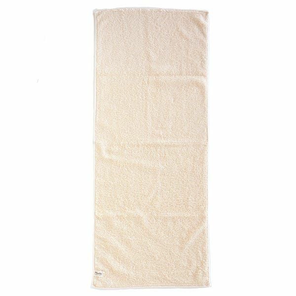 オーガニックコットンコレット2 フェイスタオル きなり 33×78