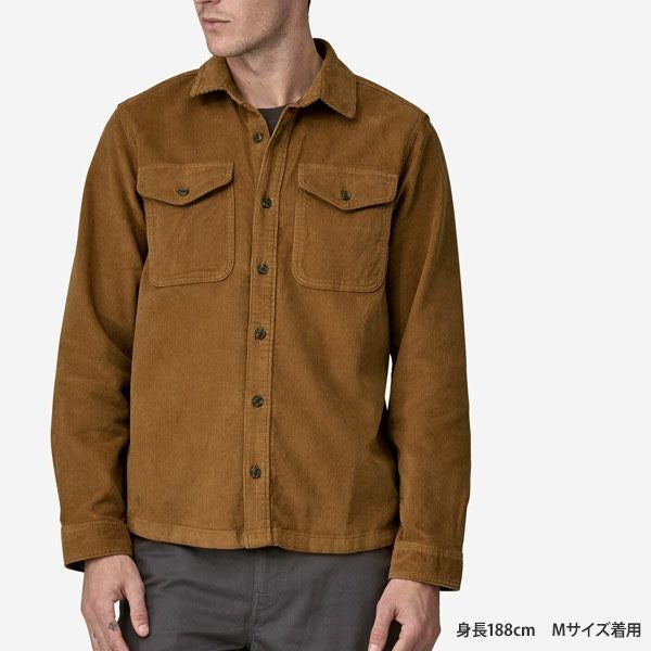 オーガニックコットン メンズ・コーデュロイ・シャツ | オーガニック