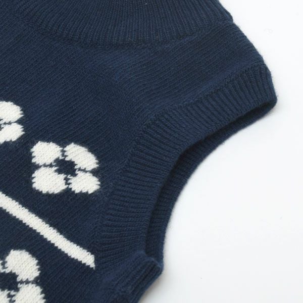 オーガニックコットン&ウールキッズFlowersベスト