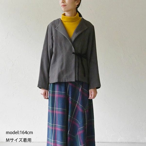 オーガニックコットン タートルネックトップ