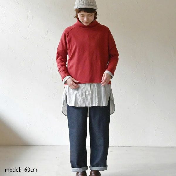 オーガニックコットン オフネックキリカエトップ