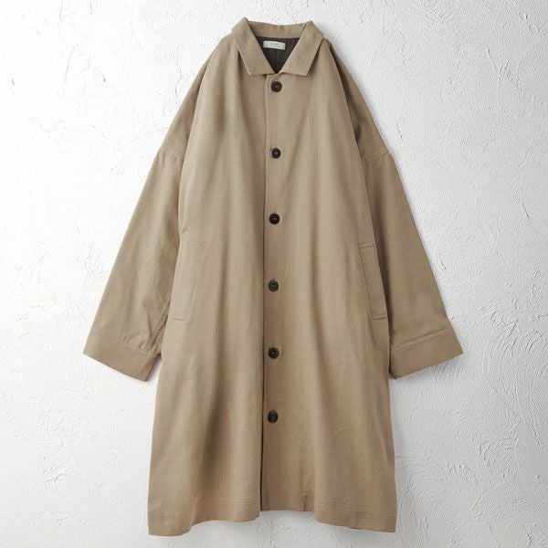 オーガニックコットン ツイルボックスコート