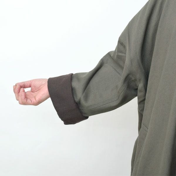 オーガニックコットン ツイルボックスコート