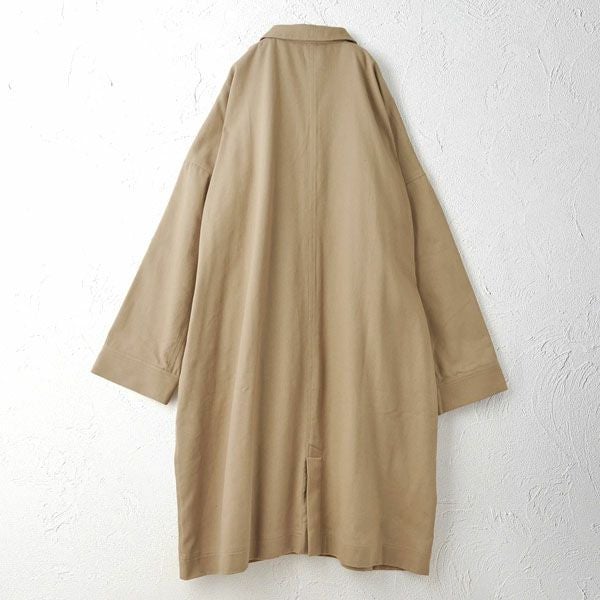 オーガニックコットン ツイルボックスコート