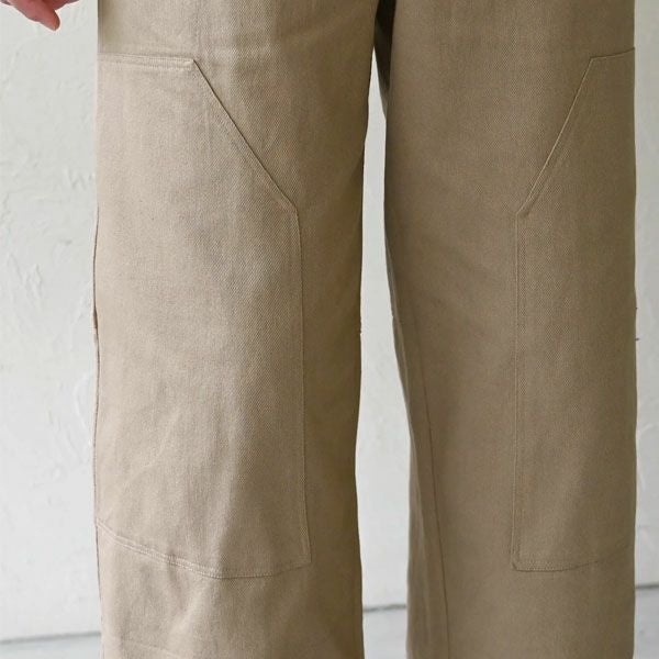 オーガニックコットン ツイルニーパッチパンツ