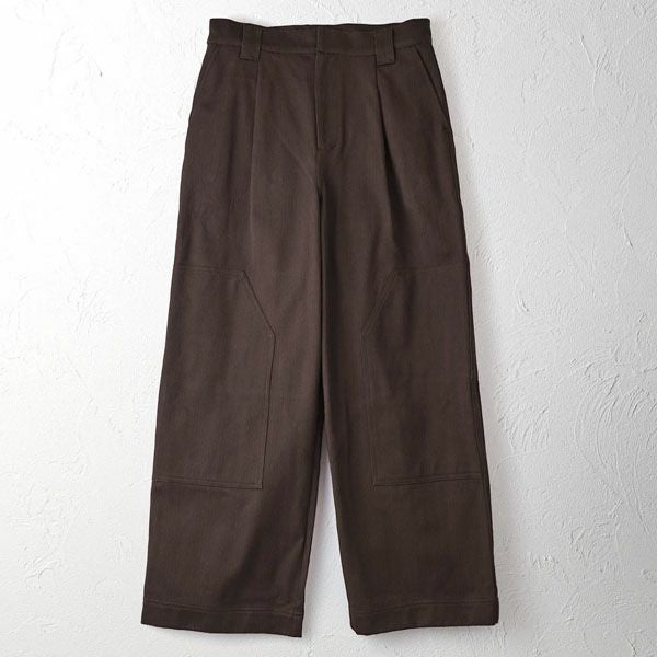 オーガニックコットン ドビーニーパッチパンツ