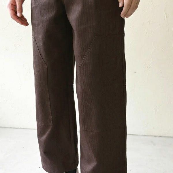 オーガニックコットン ドビーニーパッチパンツ