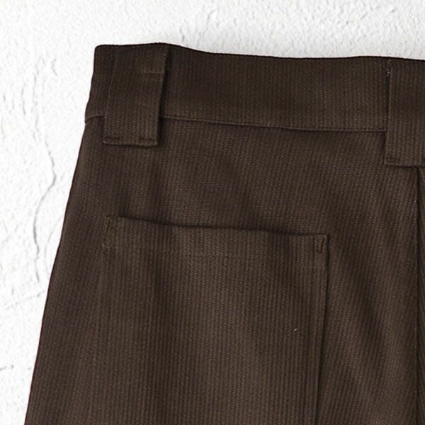 オーガニックコットン ドビーニーパッチパンツ