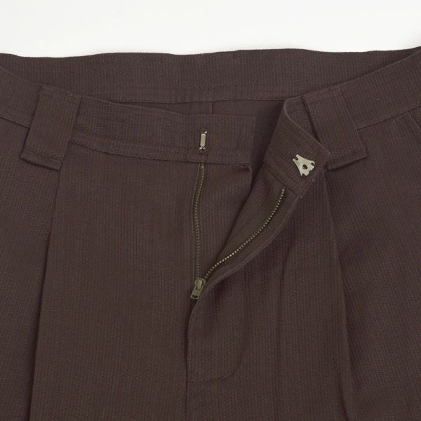 オーガニックコットン ドビーニーパッチパンツ