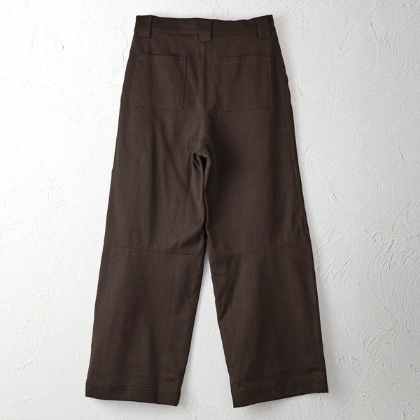 オーガニックコットン ドビーニーパッチパンツ