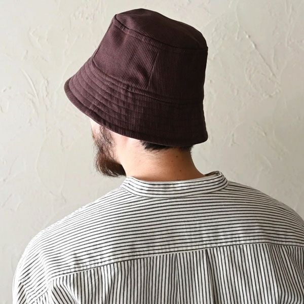 オーガニックコットン ユニセックスドビーリバーシブルハット