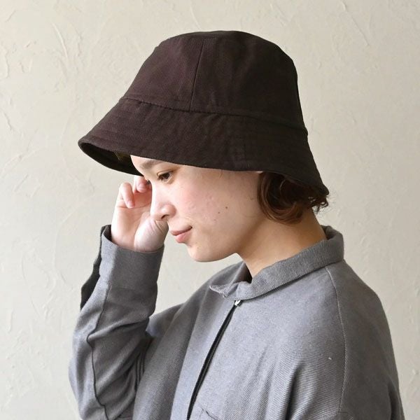 オーガニックコットン ユニセックスドビーリバーシブルハット