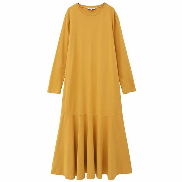 オーガニックコットン 天竺マーメイドワンビース