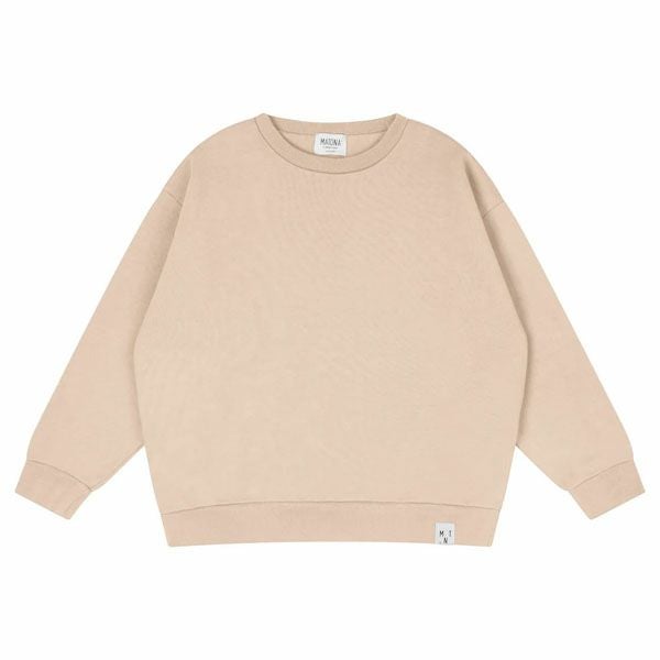 オーガニックコットン キッズ 裏起毛 クルーネックスウェットシャツ