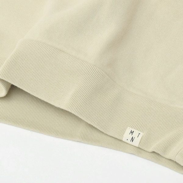 オーガニックコットン 裏起毛 ライトスウェットシャツ