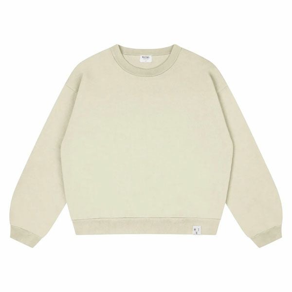 オーガニックコットン 裏起毛 ライトスウェットシャツ