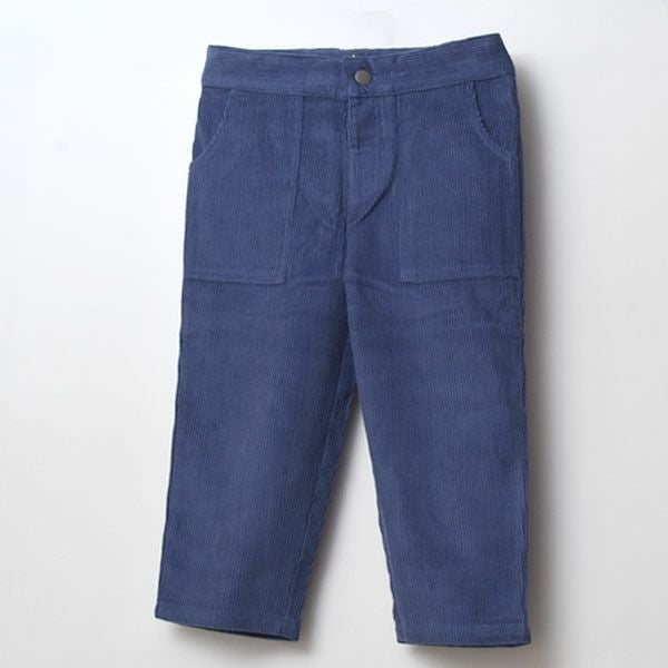 オーガニックコットン キッズ シンプル コーデュロイパンツ