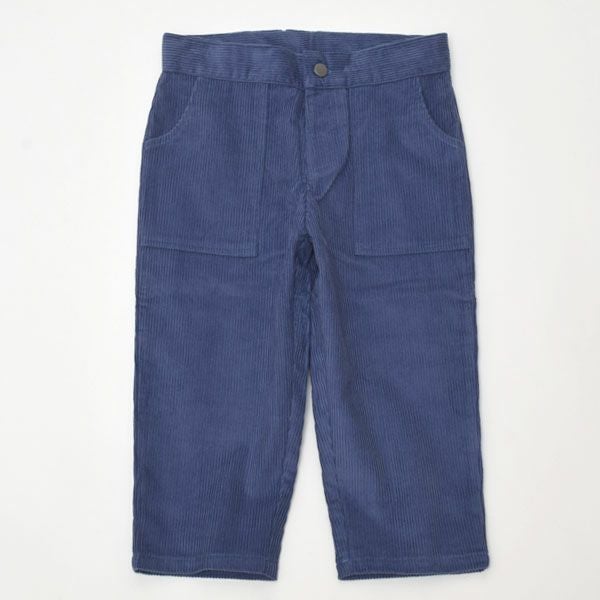 オーガニックコットン キッズ シンプル コーデュロイパンツ