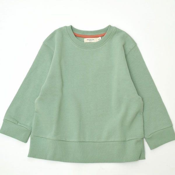 オーガニックコットン キッズ 裏起毛スウェットシャツ