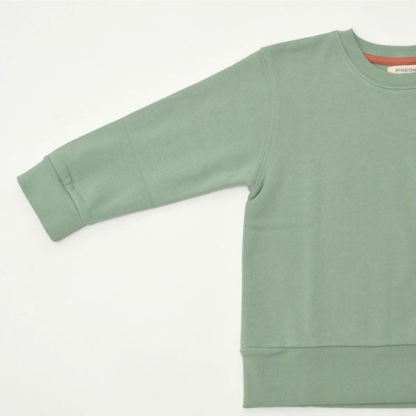 オーガニックコットン キッズ 裏起毛スウェットシャツ