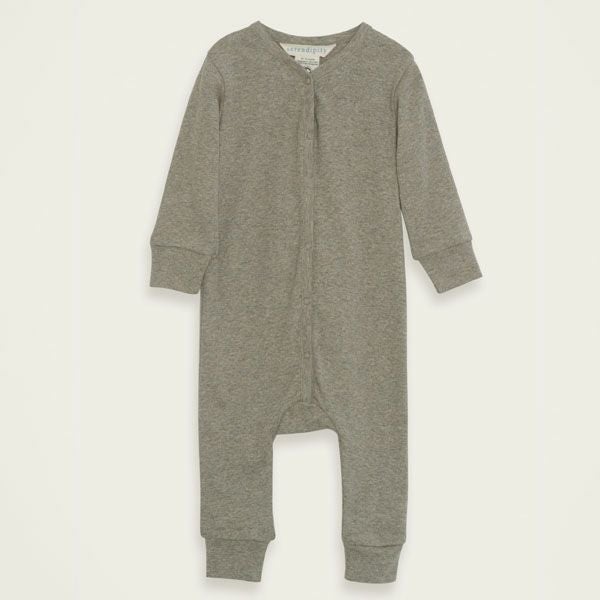 オーガニックコットン ベビー フライスカバーオール