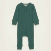 オーガニックコットン ベビー フライスカバーオール