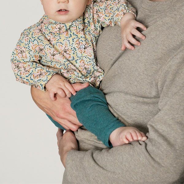 オーガニックコットン ベビー フライスレギンス
