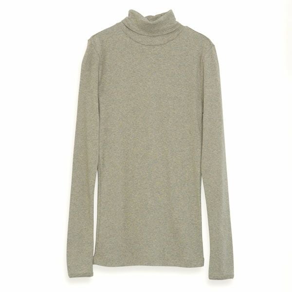 オーガニックコットン フライスタートルネック