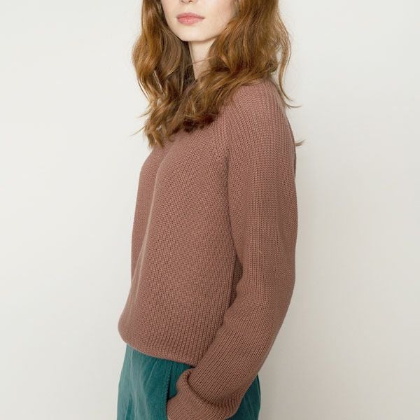 オーガニックコットン ブリオッシュニットセーター