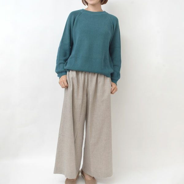 オーガニックコットン ブリオッシュニットセーター