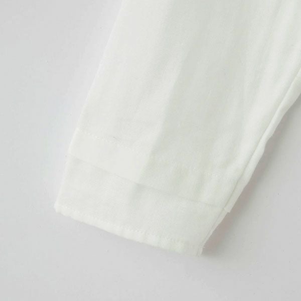 オーガニックコットン リリーガーゼ 刺繍ブラウス