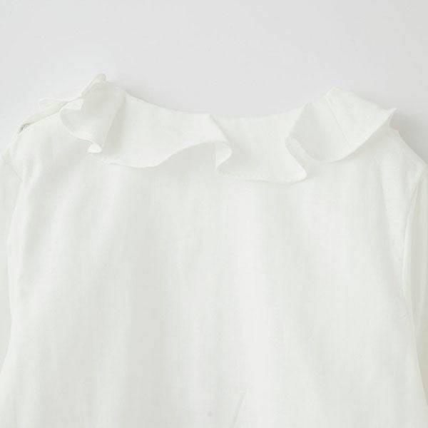 オーガニックコットン リリーガーゼ 刺繍ブラウス