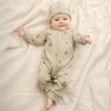 オーガニックコットン ベビー リブ カバーオール