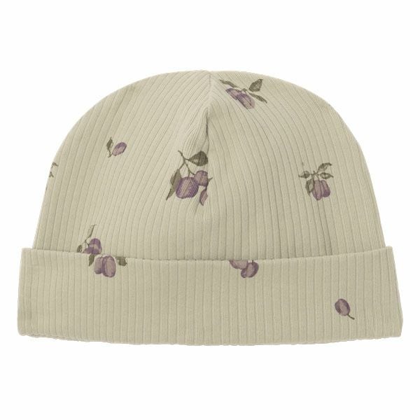 オーガニックコットン ベビー リブ ビーニー