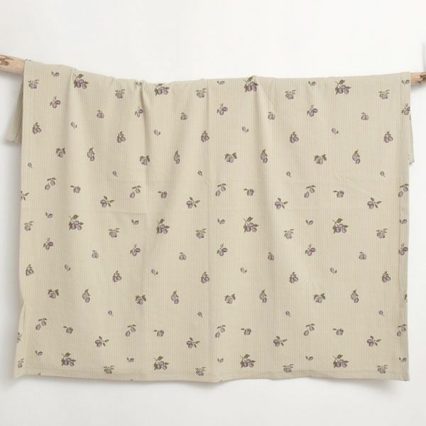 オーガニックコットン リブ ブランケット