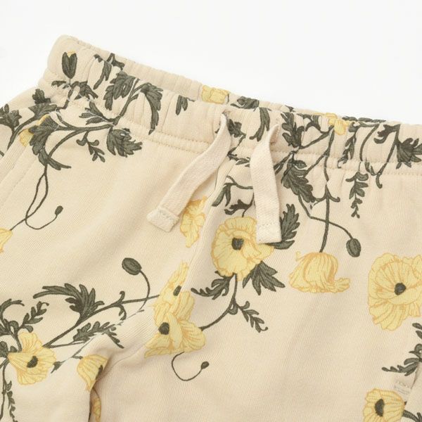 オーガニックコットン キッズ 裏起毛 スウェットパンツ Print