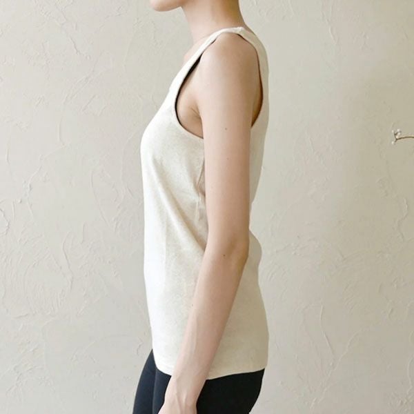 オーガニックコットン インナー タンクトップ
