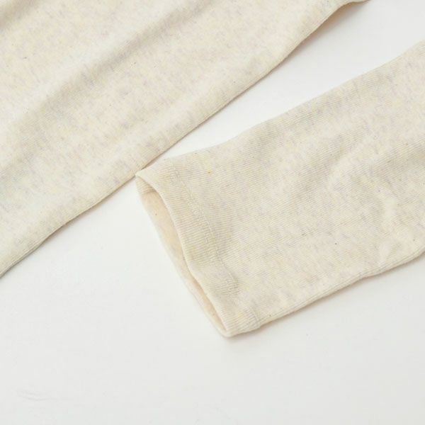 オーガニックコットン インナー 八分袖トップ