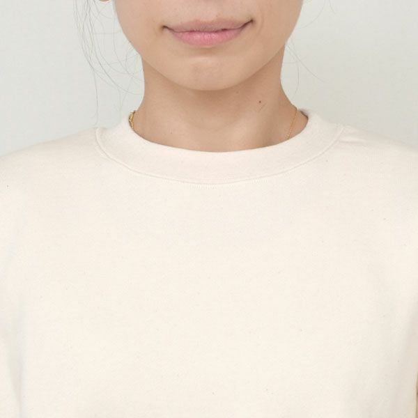 オーガニックコットン 裏毛プルオーバー