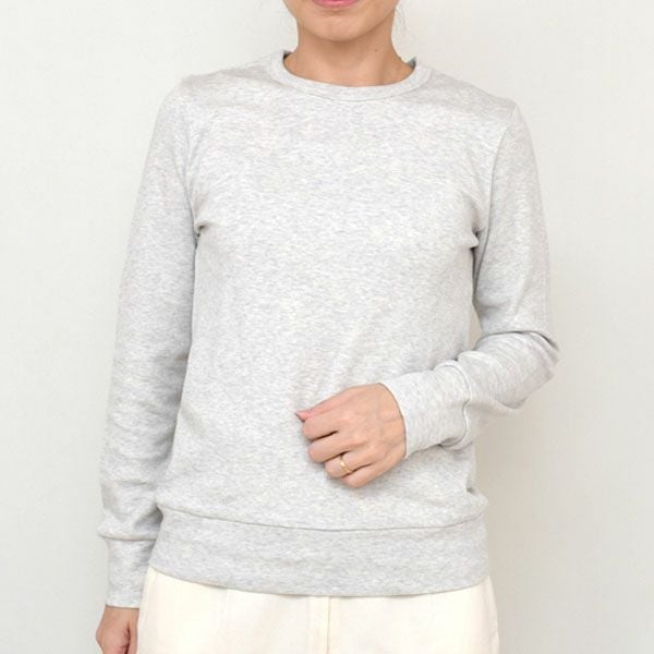 オーガニックコットン クルーネック スムースT(長袖)