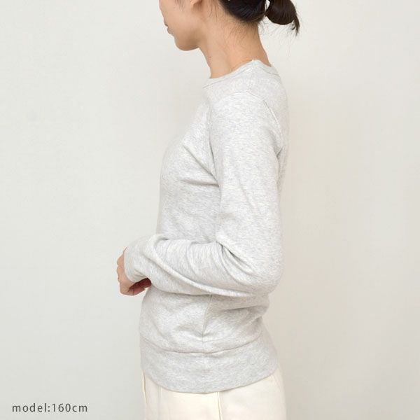 オーガニックコットン クルーネック スムースT(長袖)