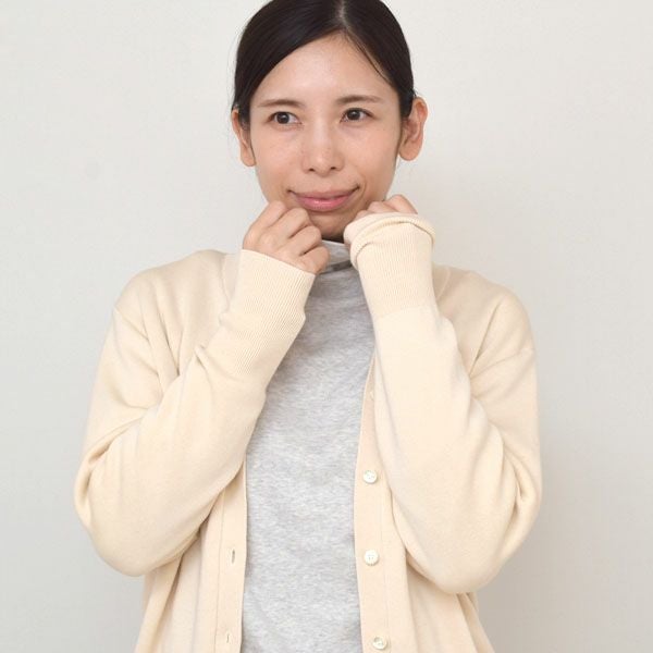 オーガニックコットン タートルネック スムースT(長袖)