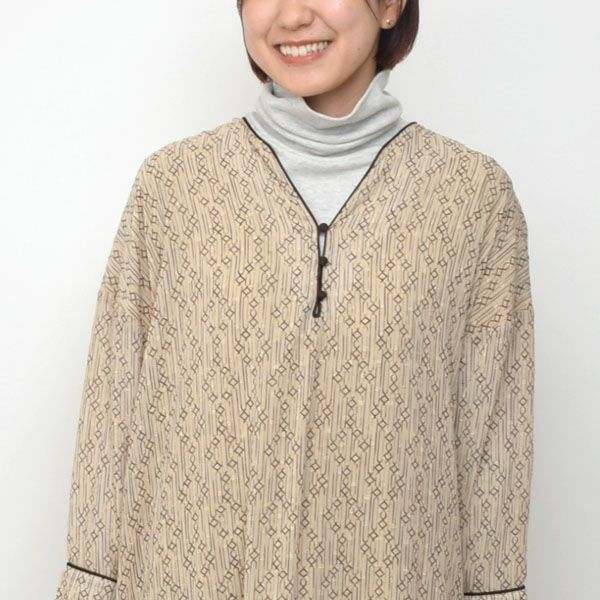 オーガニックコットン タートルネック スムースT(長袖)