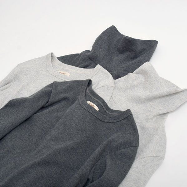 オーガニックコットン タートルネック スムースT(長袖)